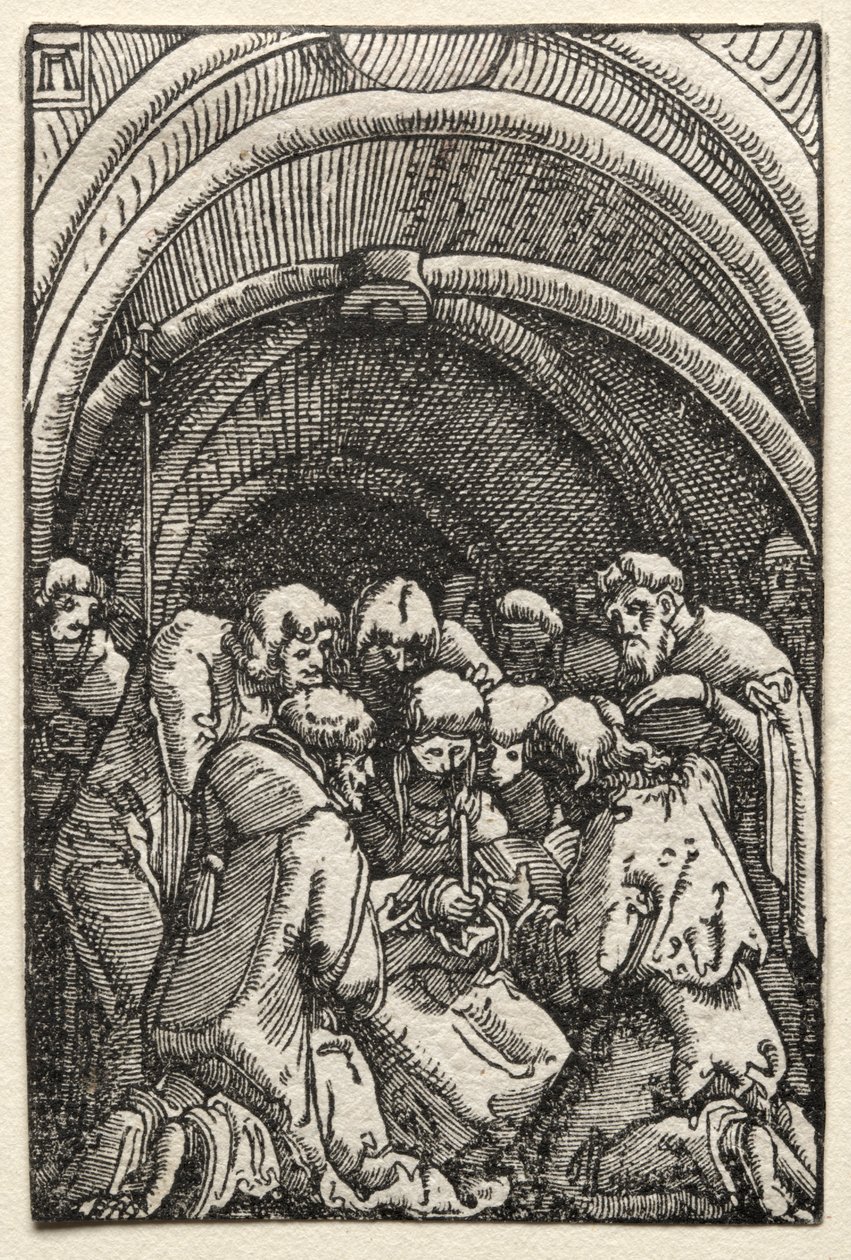Ihmisen lankeemus ja lunastus: Neitsyen kuolema, n. 1515. tekijältä Albrecht Altdorfer