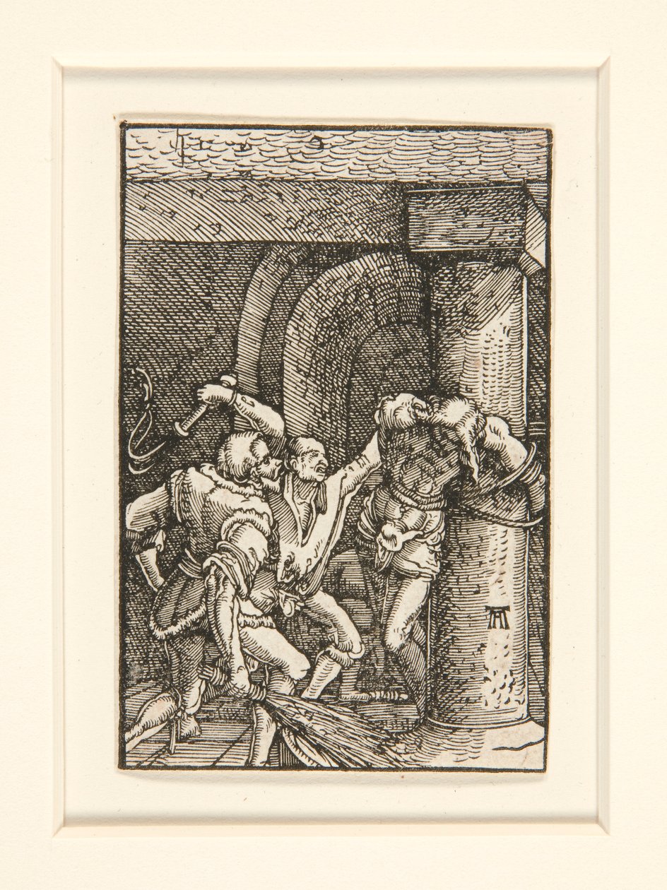 The Flagellation, sarjasta The Fall and Redemption of Man tekijältä Albrecht Altdorfer