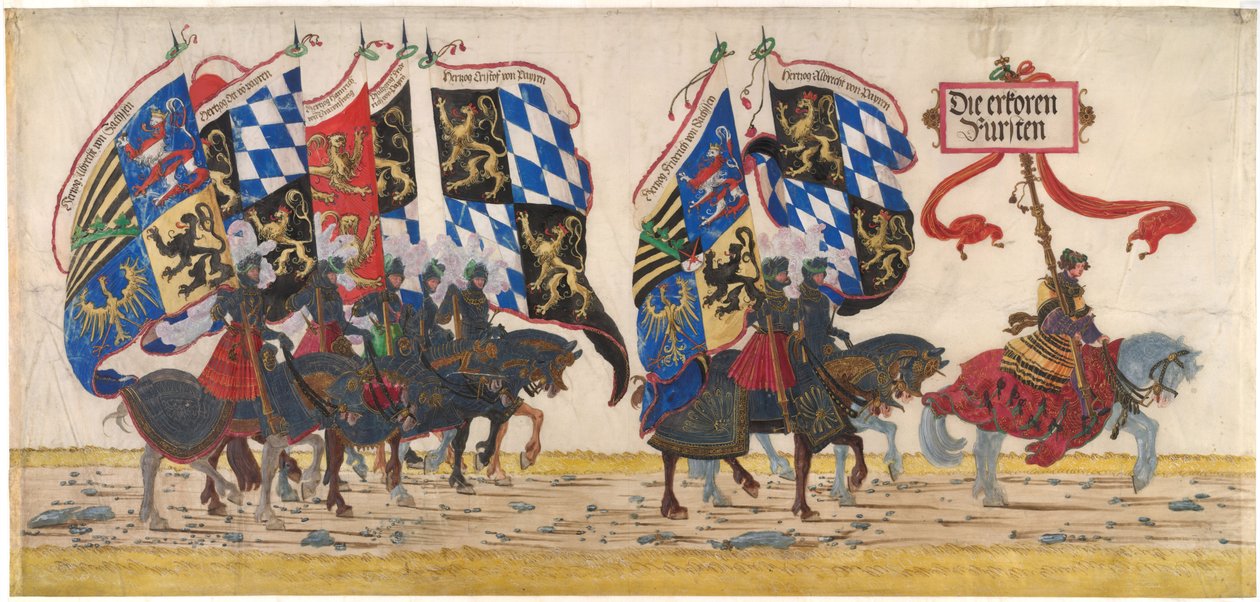 Saksan prinssit, noin 1515 tekijältä Albrecht Altdorfer