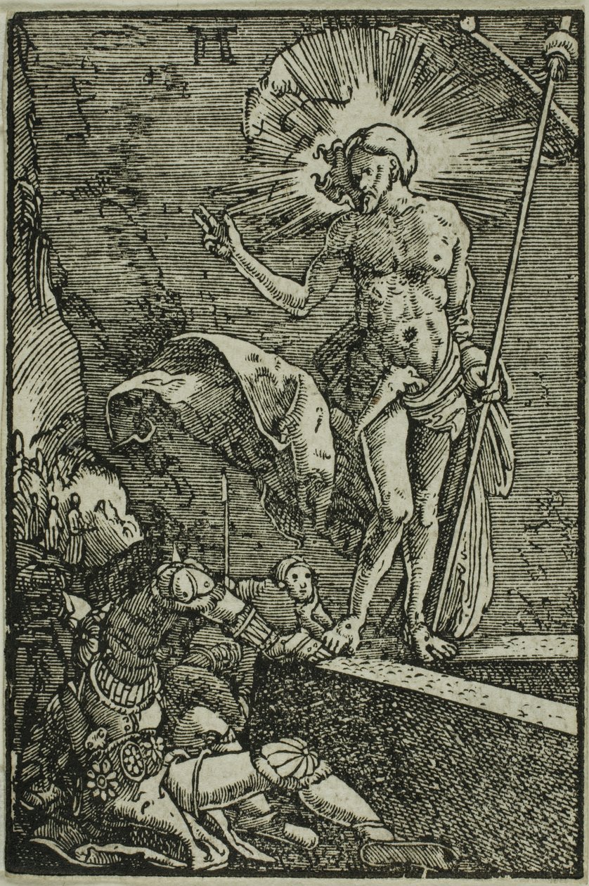 Ylösnousemus kirjasta The Fall and Redemption of Man tekijältä Albrecht Altdorfer