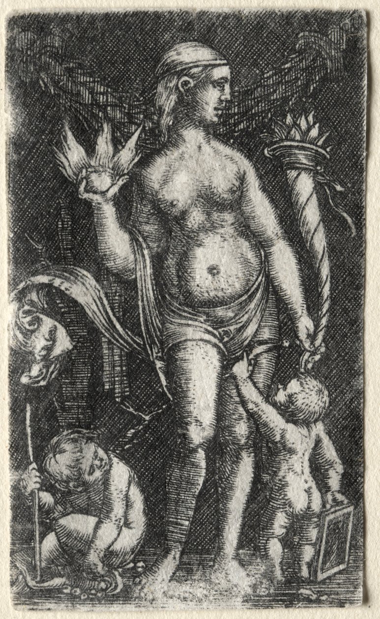 Venus kahden kupidon välissä tekijältä Albrecht Altdorfer