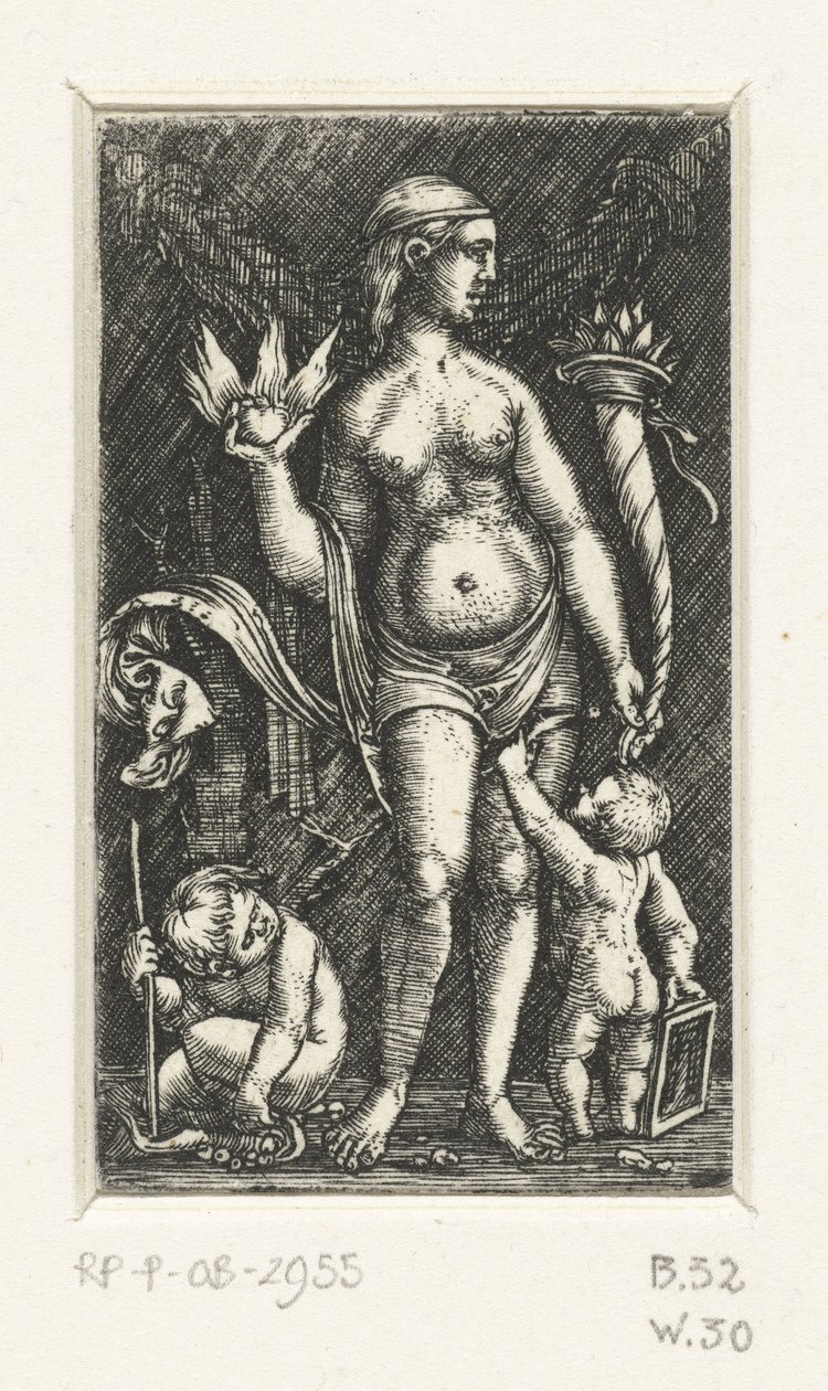 Venus kahdella putilla tekijältä Albrecht Altdorfer