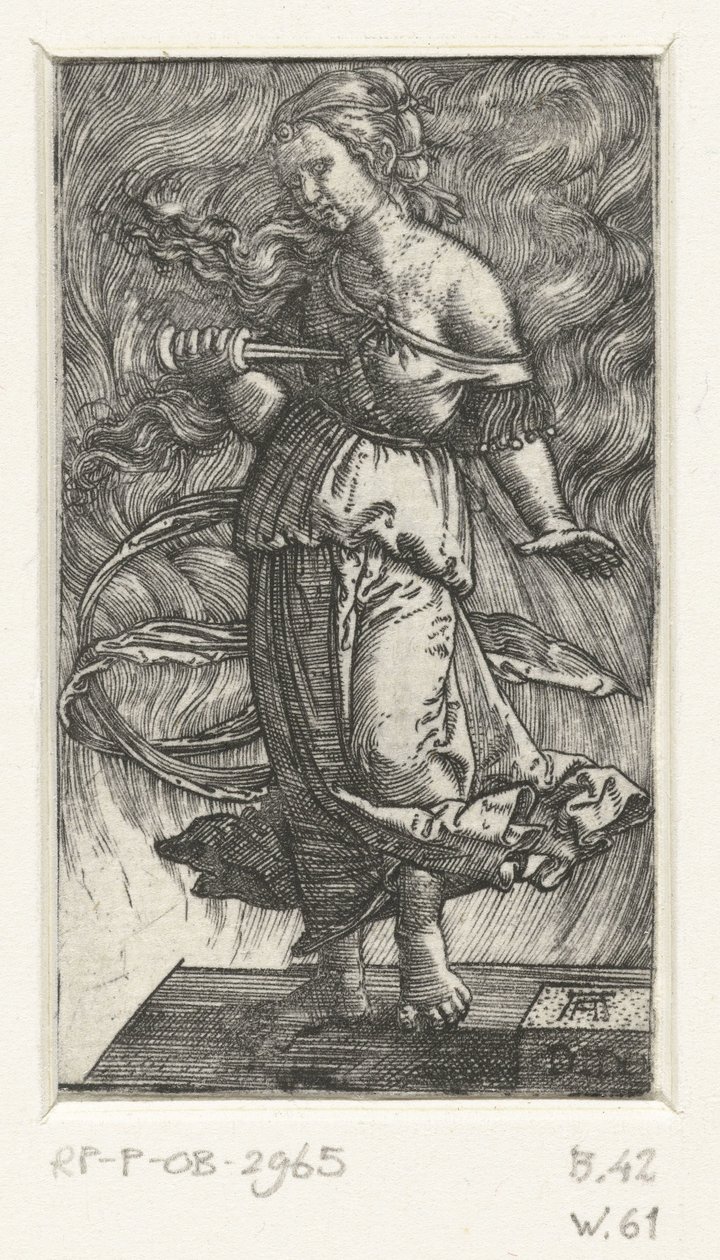 El suïcidi de Dido Acabat Dido (títol sobre objecte). tekijältä Albrecht Altdorfer