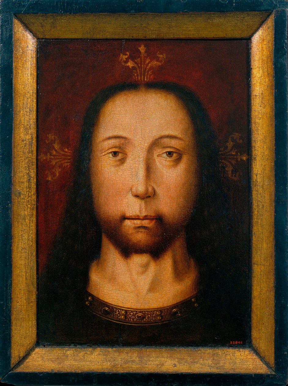 La sainte face - Pyhä kasvot - Maalaus Boutien ympyrästä, Aelbrecht (Albrecht, c1455-1549), Öljy puulle c1500 (37,4x28,2cm) - Museu Nacional d