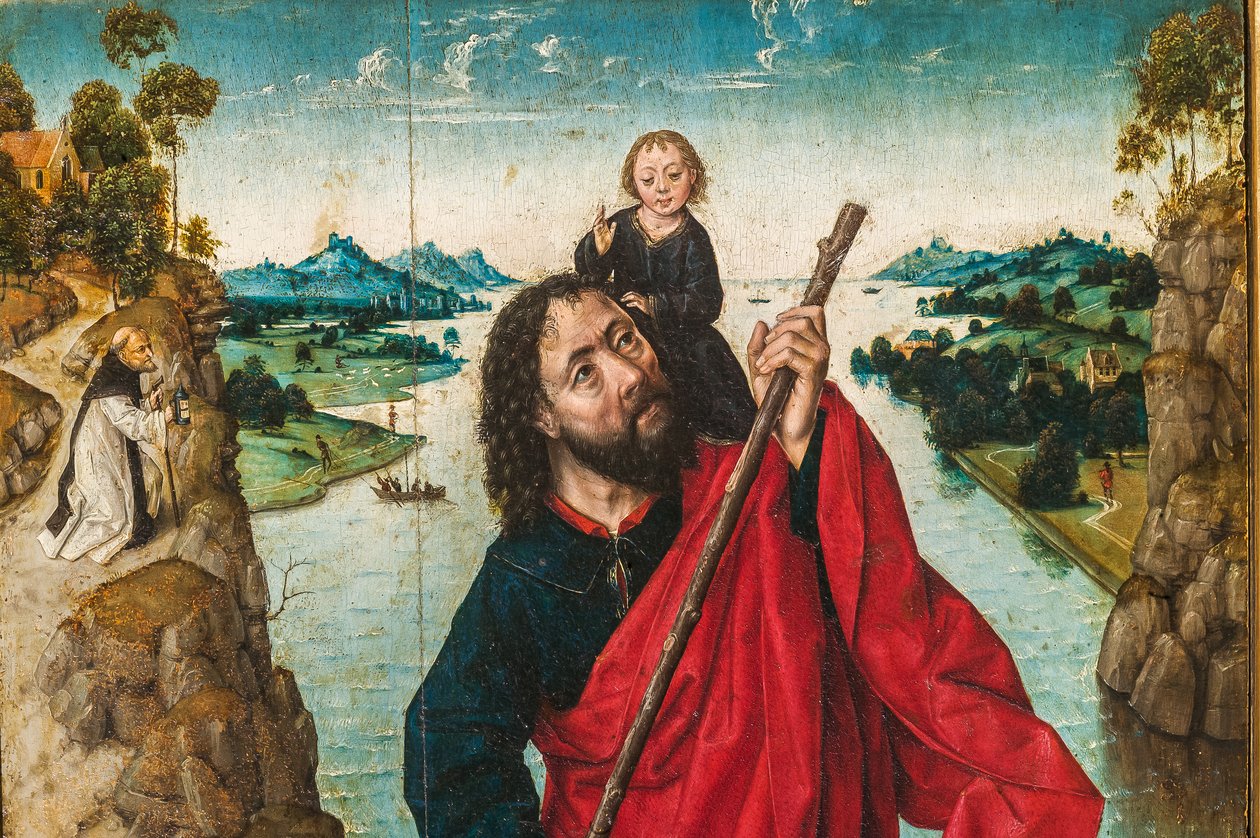 Sant Cristòfol, detall de 2384596finlandès tekijältä Albrecht Bouts