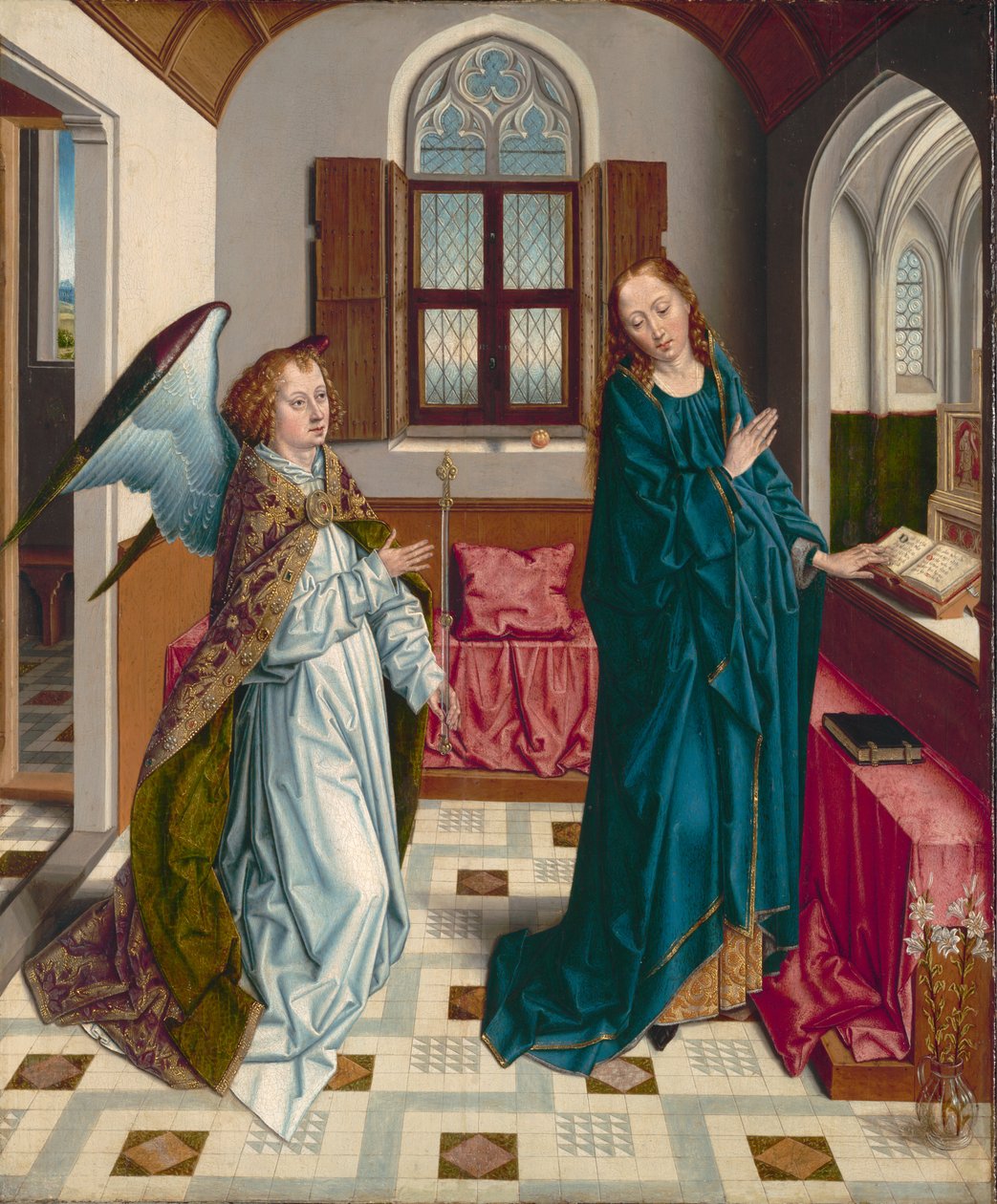 Ilmestys, noin 1480 tekijältä Albrecht Bouts