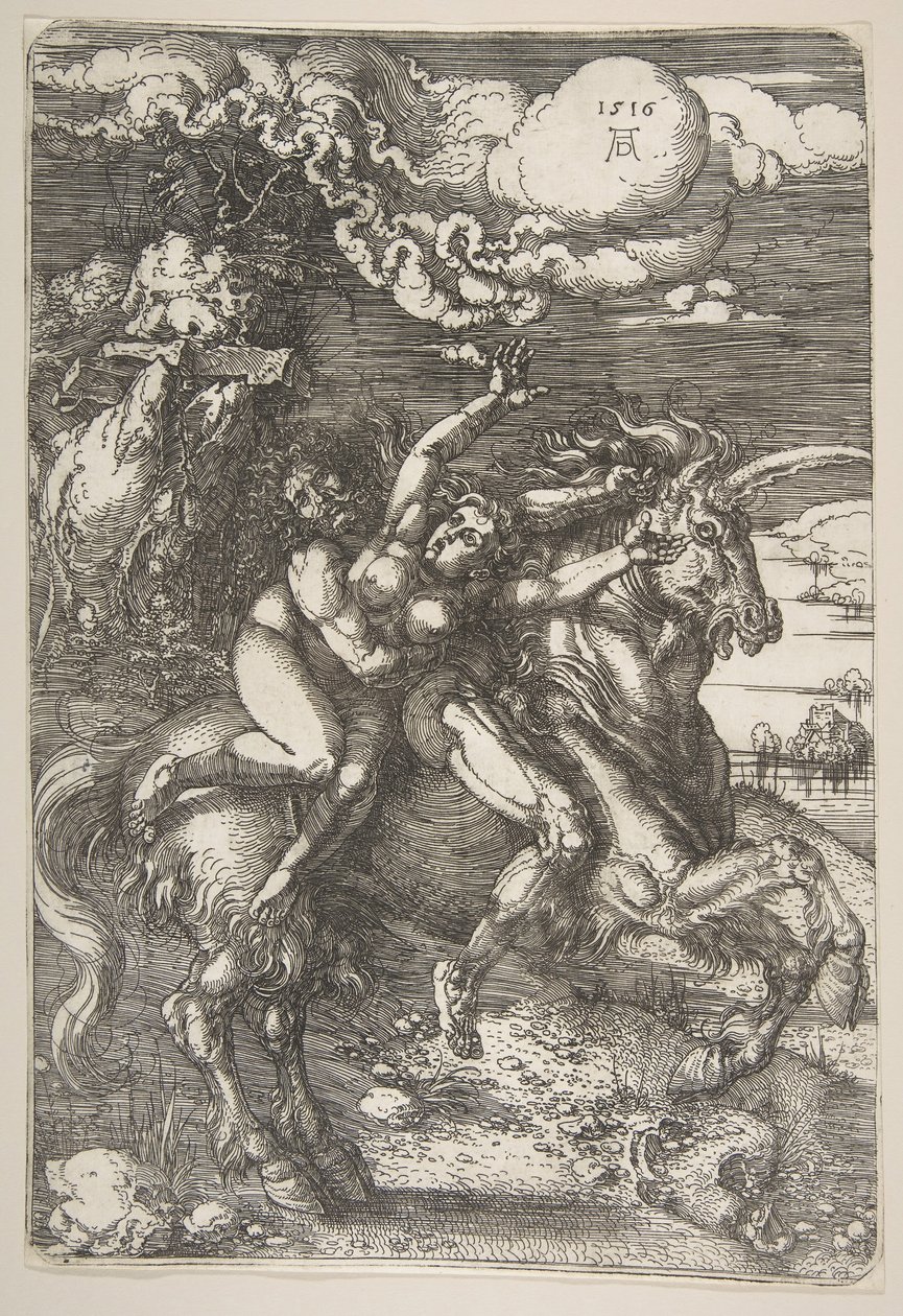 Proserpine.n.d.n sieppaus. tekijältä Albrecht Dürer