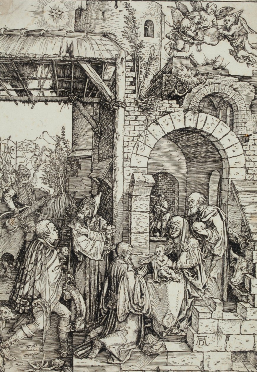 Kolmen viisaan palvonta tekijältä Albrecht Dürer