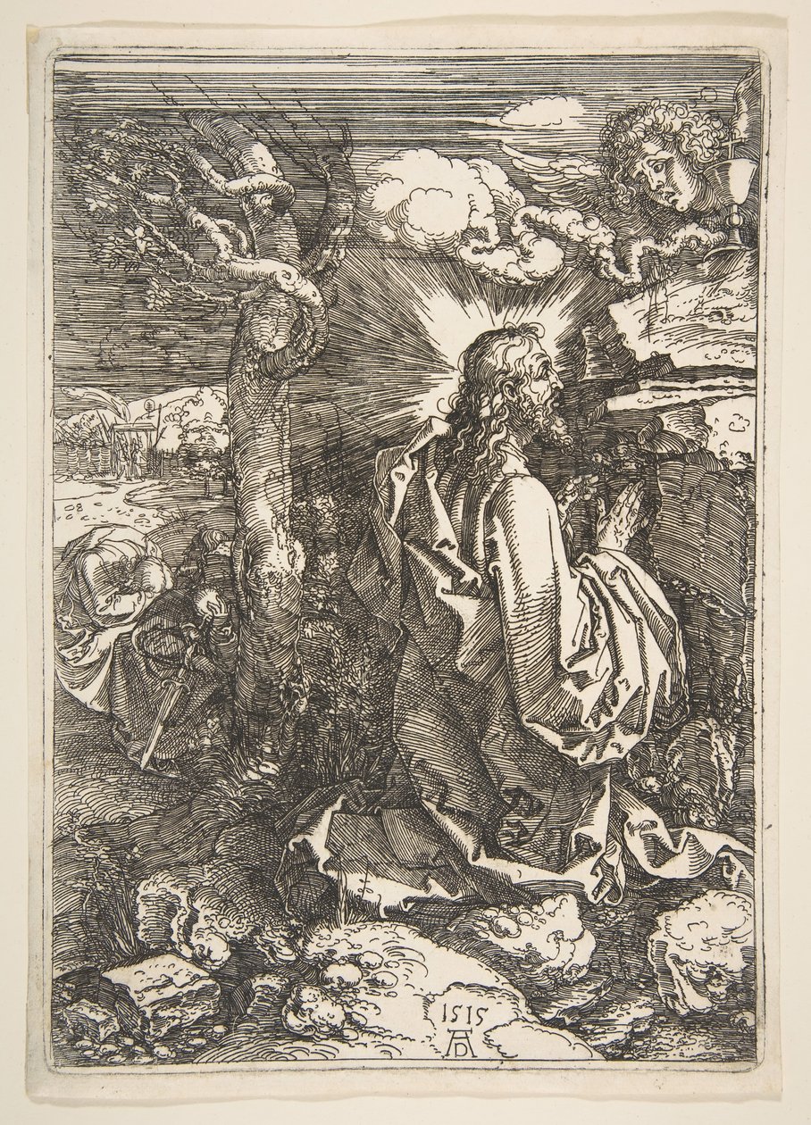 Agony in the Garden, 1515. tekijältä Albrecht Dürer