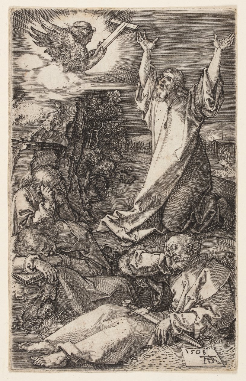 Agony in the Garden, Kaiverretusta intohimosta tekijältä Albrecht Dürer