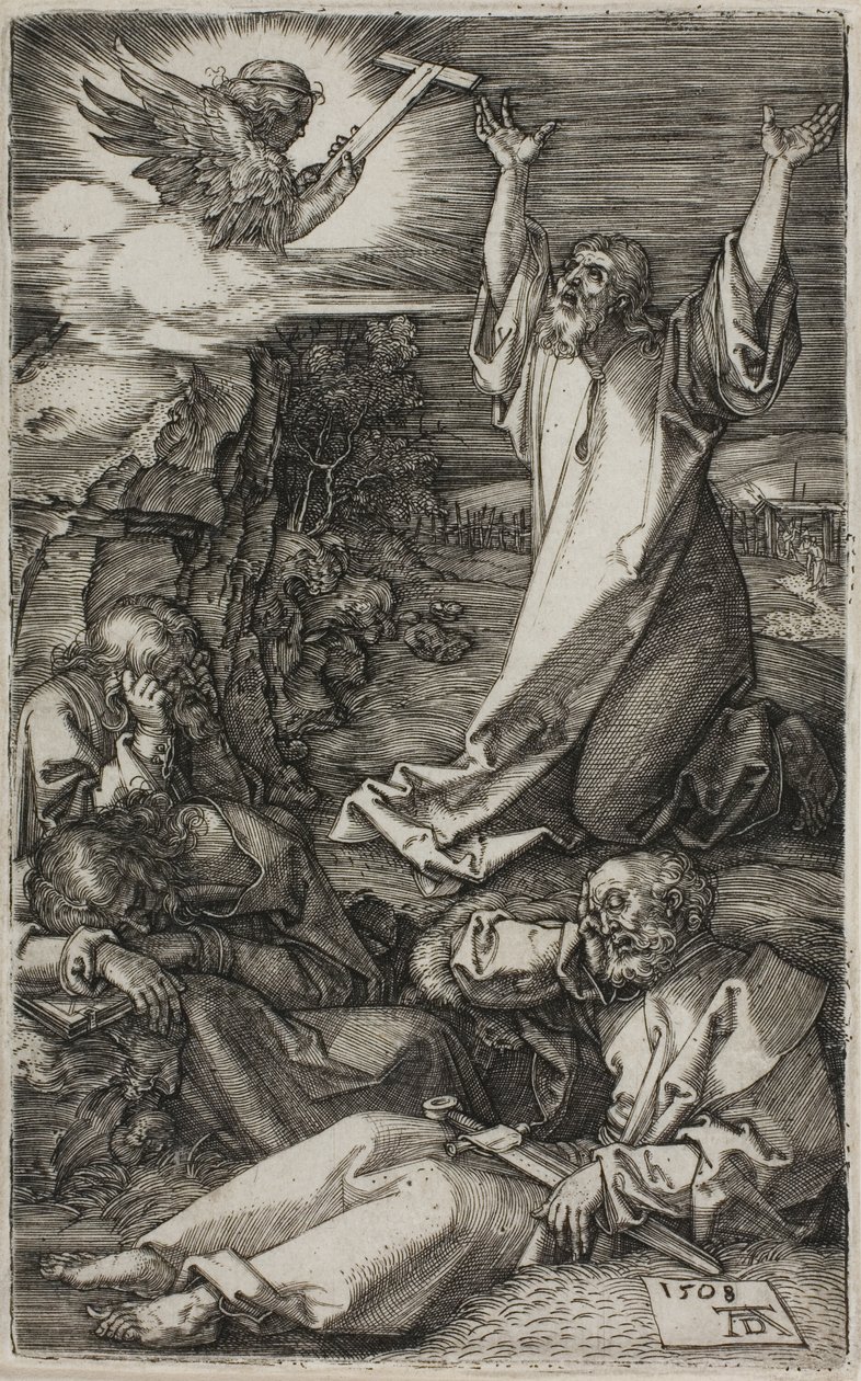 Agony in the Garden, Kaiverretusta intohimosta tekijältä Albrecht Dürer