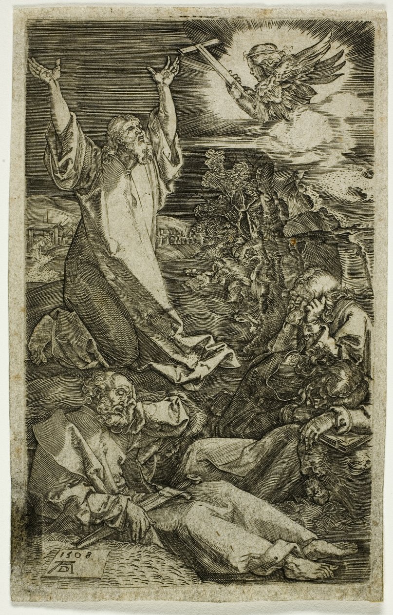 Agony in the Garden, kaiverretusta intohimosta tekijältä Albrecht Dürer