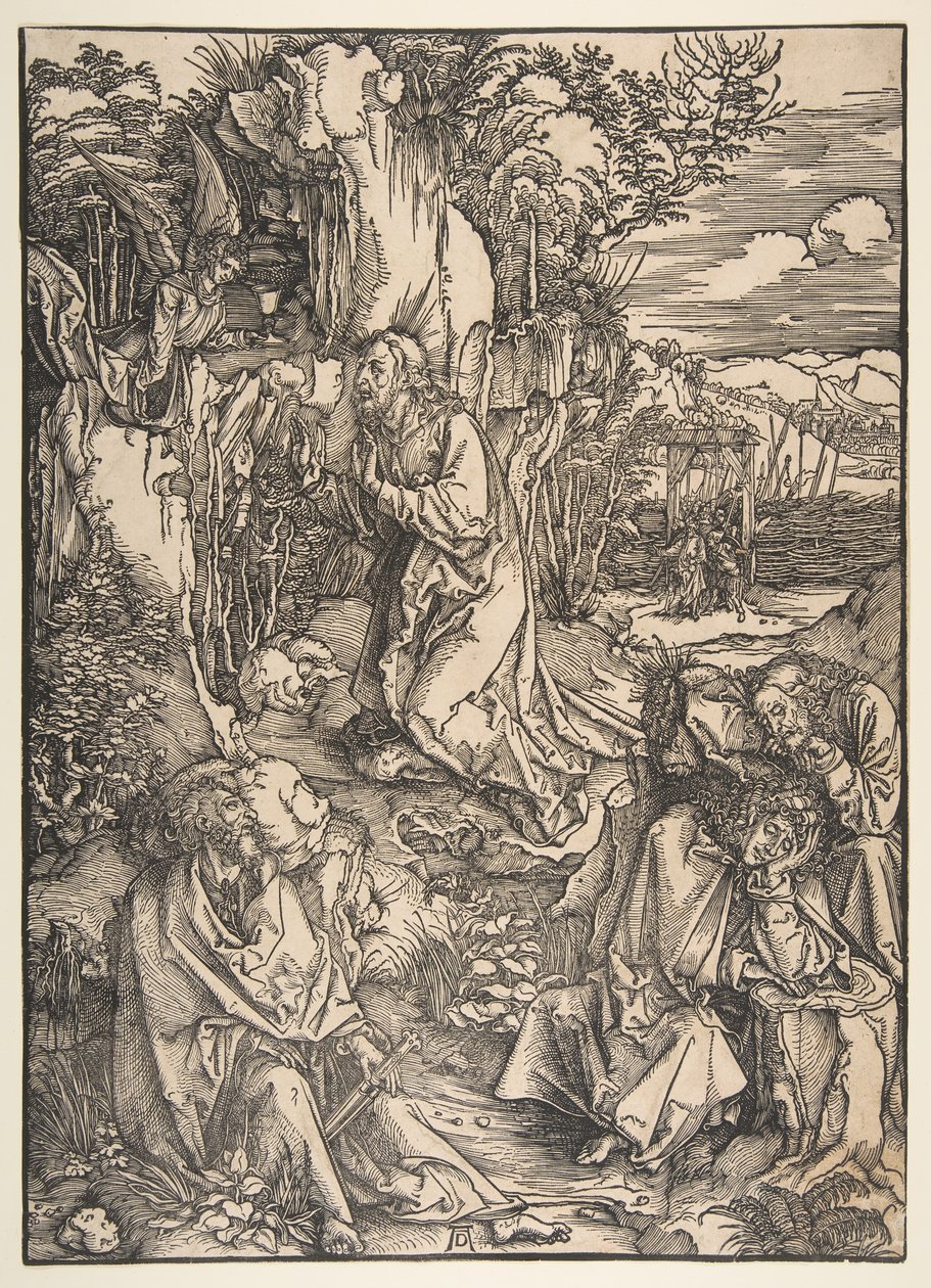 Agony in the Garden.n.d. tekijältä Albrecht Dürer