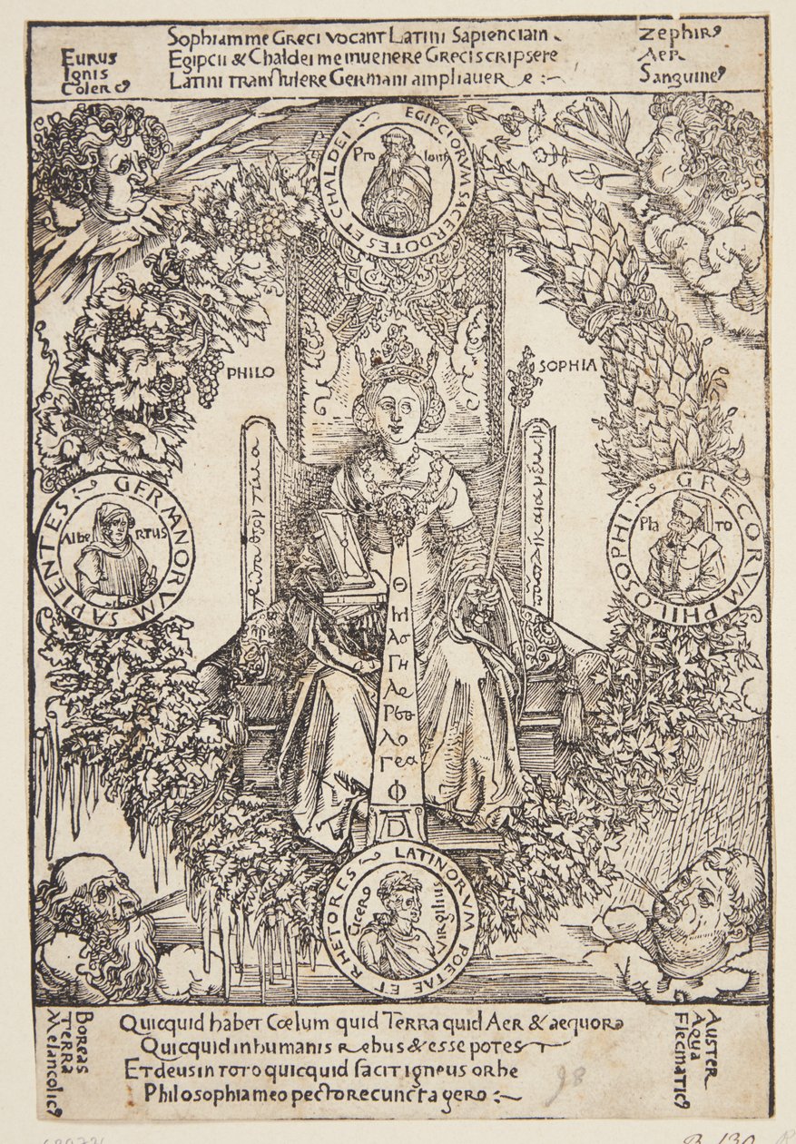 Filosofian allegoria tekijältä Albrecht Dürer