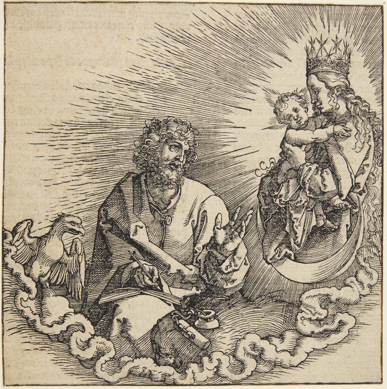 Pyhän Johanneksen ilmestys (nimiösivu) tekijältä Albrecht Dürer