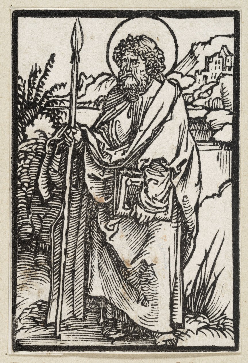 Apostoli Tuomas (63 uskonnollista kohtausta) tekijältä Albrecht Dürer
