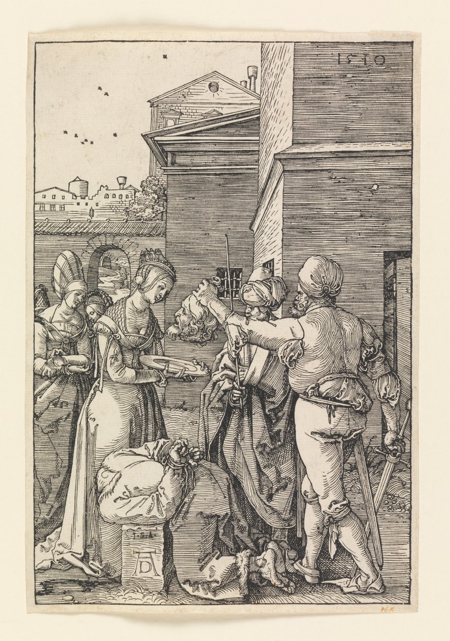 Johannes Kastajan pään mestaus tekijältä Albrecht Dürer