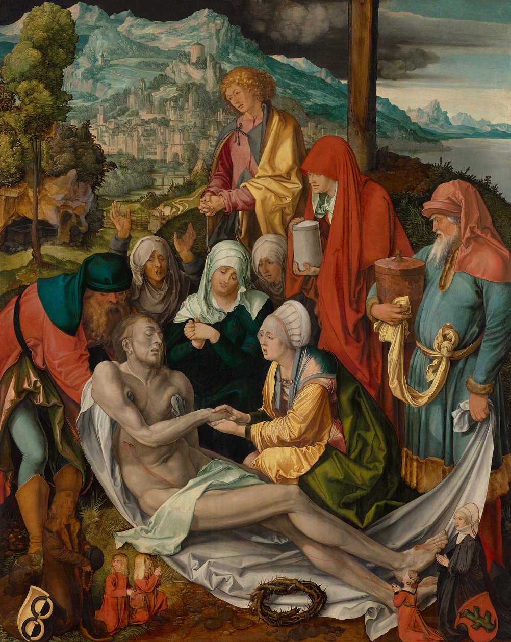 Kristuksen suru ("Glimschen suru") tekijältä Albrecht Dürer