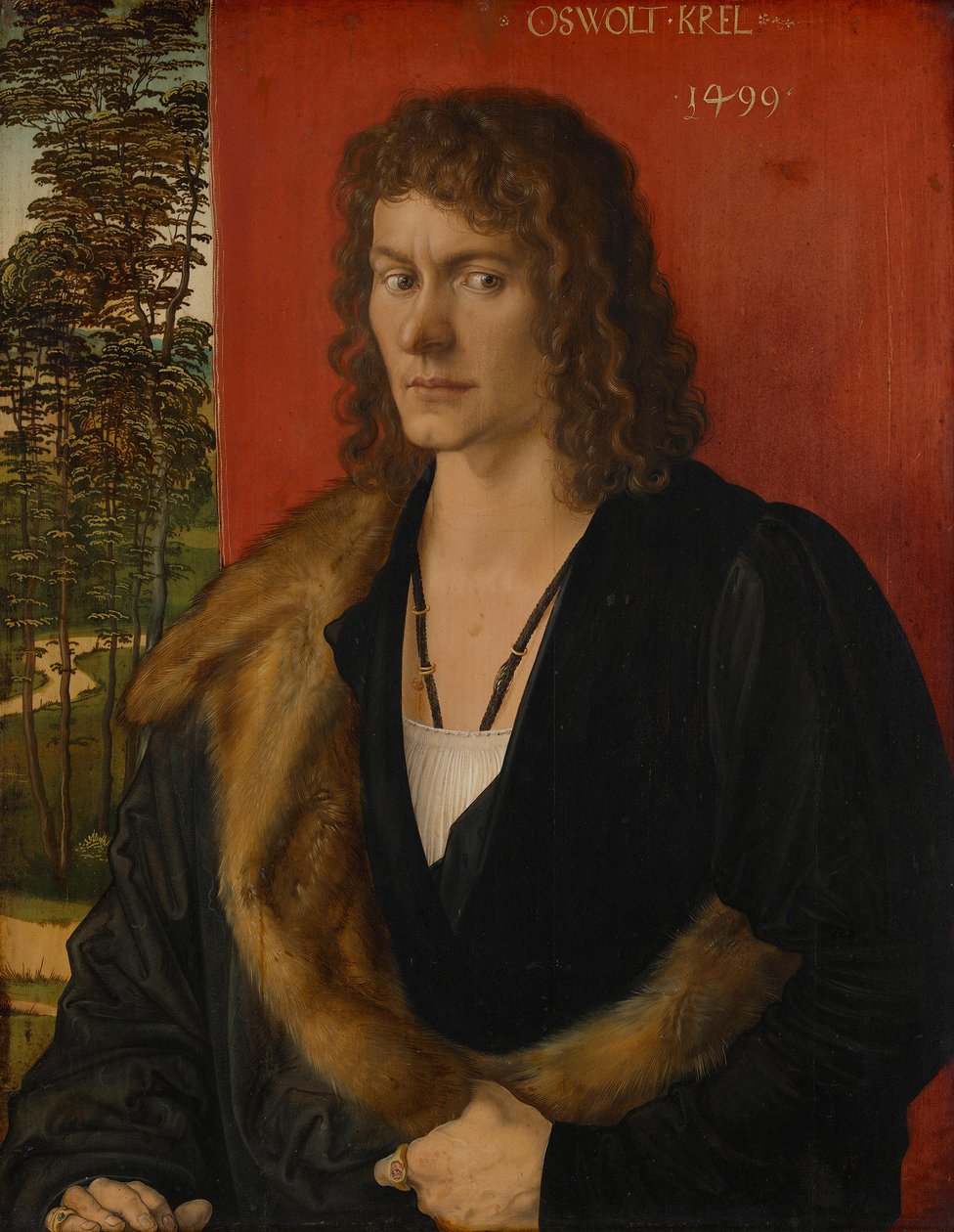 Oswolt Krelin kuvatriptyykki, keskiosa: Oswolt Krel tekijältä Albrecht Dürer