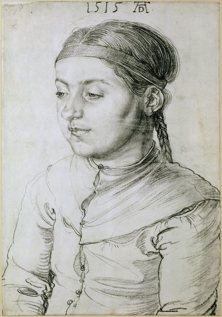 Nuoren tytön rintakuva tekijältä Albrecht Dürer