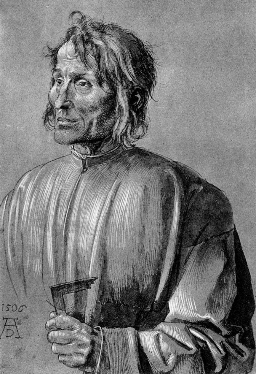 Rakennusmestari Hieronymus Augsburgilainen, 1506, 1936 tekijältä Albrecht Dürer