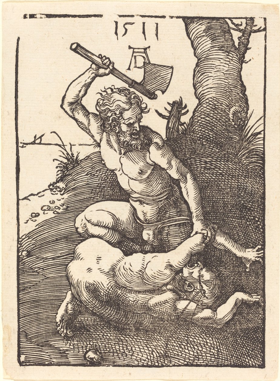 Kain tappaa Abelin tekijältä Albrecht Dürer