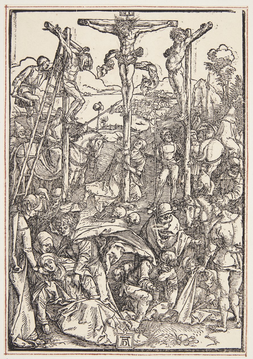 Golgata (vaatimaton puupiirros) tekijältä Albrecht Dürer