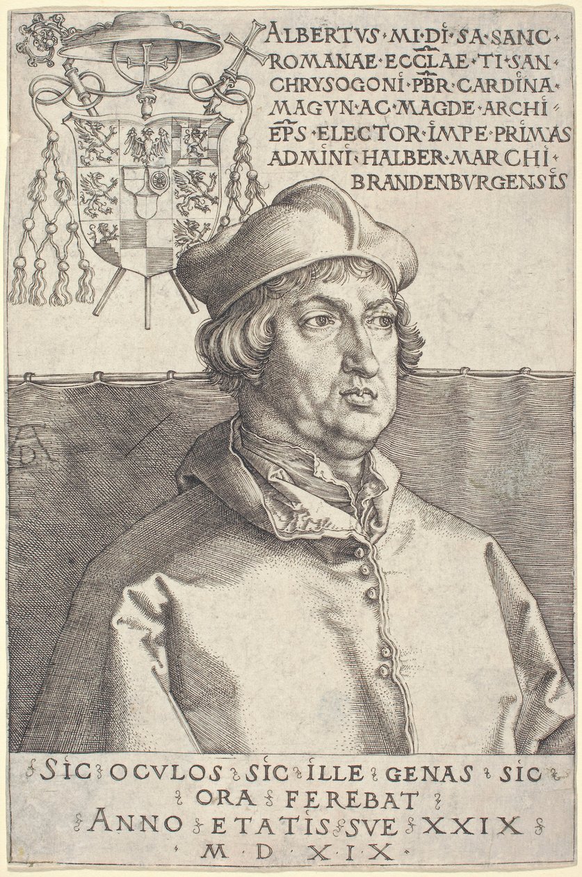 Brandenburgin kardinaali Albrecht ("Pieni kardinaali") tekijältä Albrecht Dürer