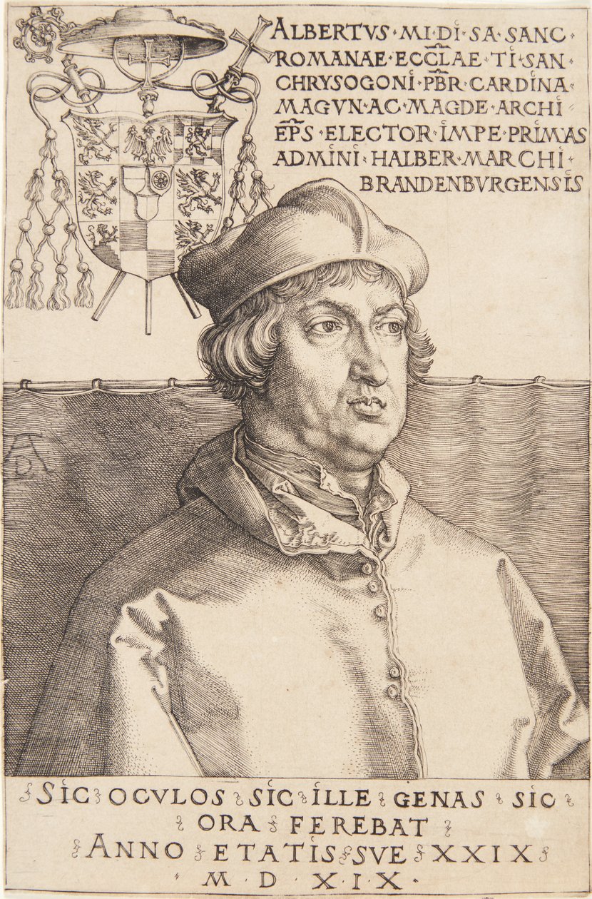 Brandenburgin kardinaali Albrecht; tai Pieni kardinaali tekijältä Albrecht Dürer