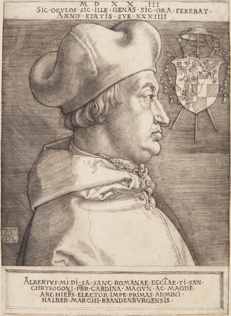 Brandenburgin kardinaali Albrecht; tai suuri kardinaali tekijältä Albrecht Dürer