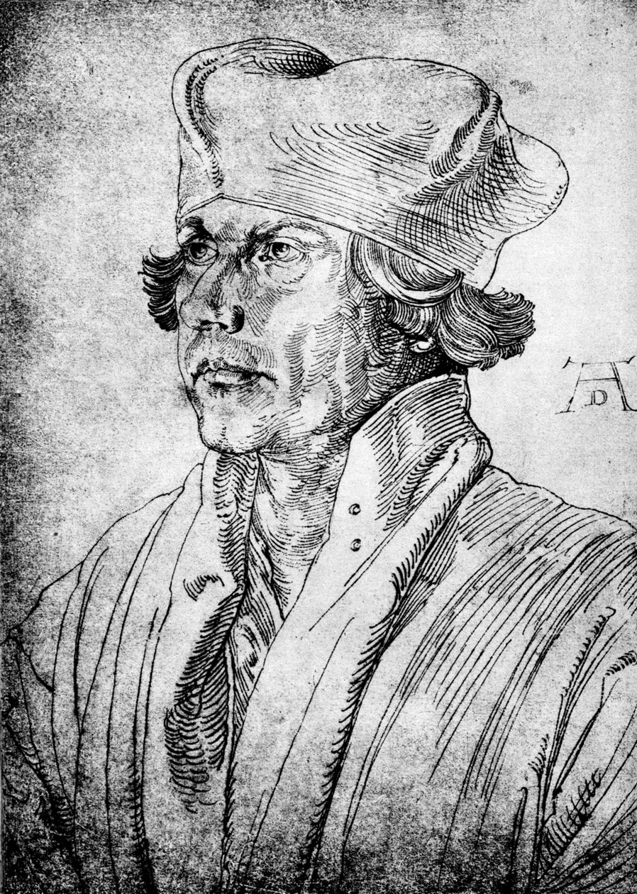 Kardinaali Lang von Wellenburg, 1522, 1936 tekijältä Albrecht Dürer