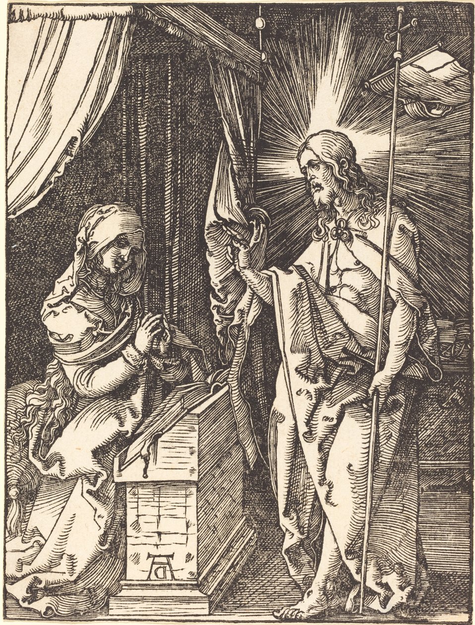Kristus ilmestyy äidilleen tekijältä Albrecht Dürer