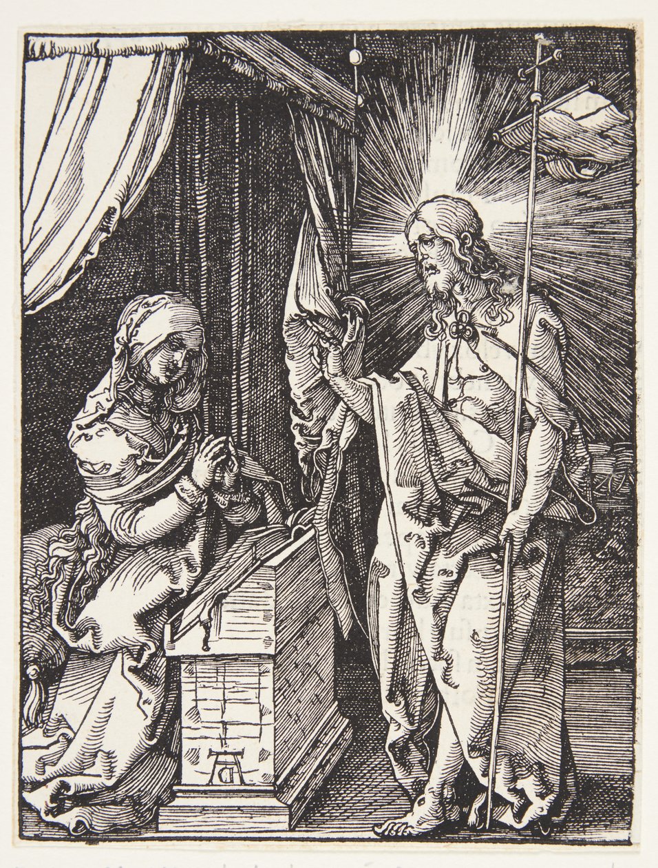 Kristus ilmestyy äidilleen tekijältä Albrecht Dürer