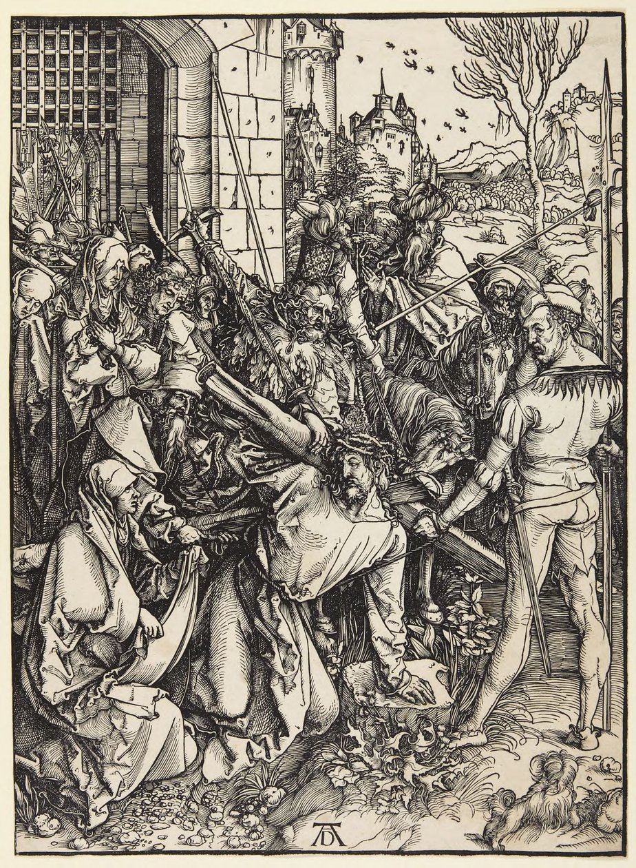 Kristus kantaa ristiä tekijältä Albrecht Dürer