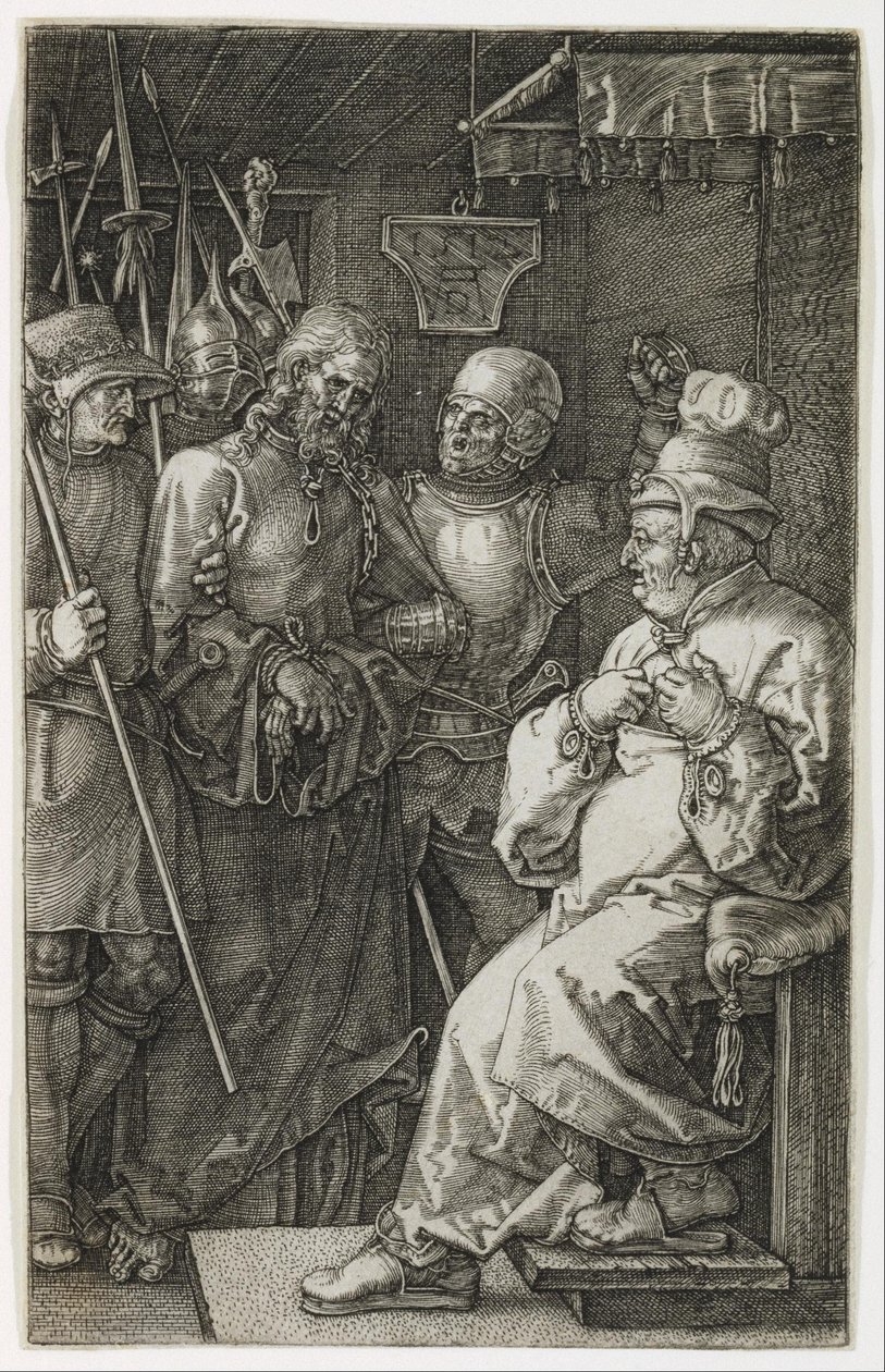 Kristus Kaifaan edessä tekijältä Albrecht Dürer