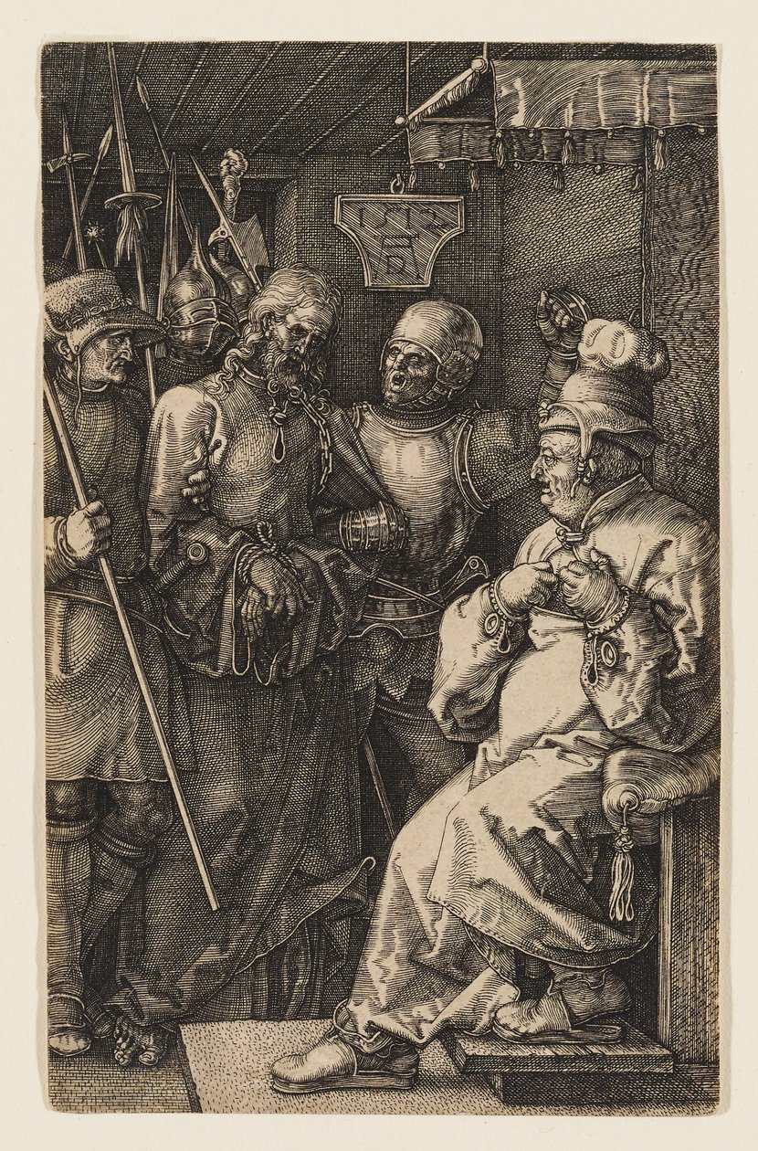 Kristus Kaifaan edessä tekijältä Albrecht Dürer