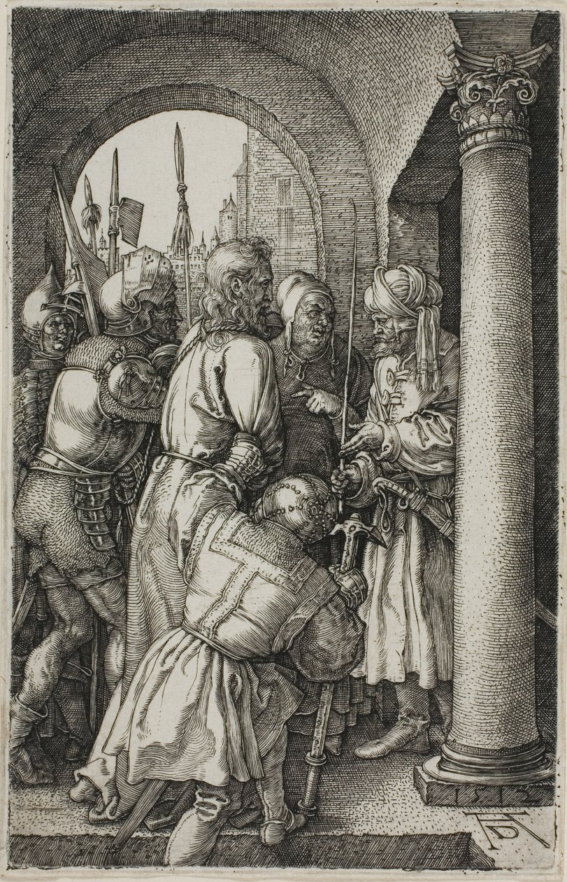 Kristus Pilatuksen edessä, Kaiverretusta kärsimyksestä tekijältä Albrecht Dürer