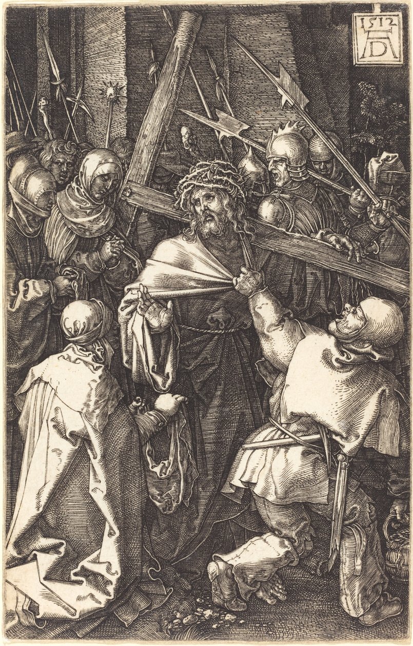 Kristus kantaa ristiä tekijältä Albrecht Dürer