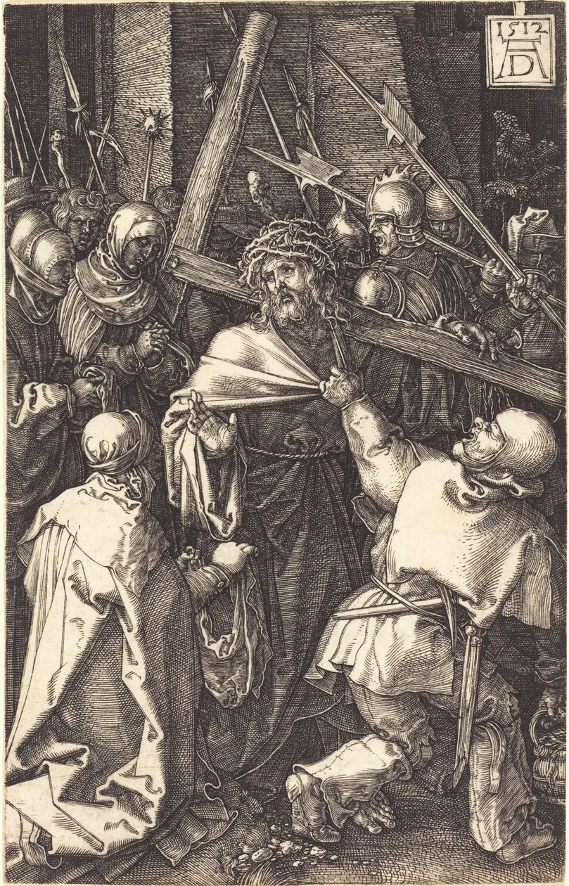 Kristus kantaa ristiä tekijältä Albrecht Dürer