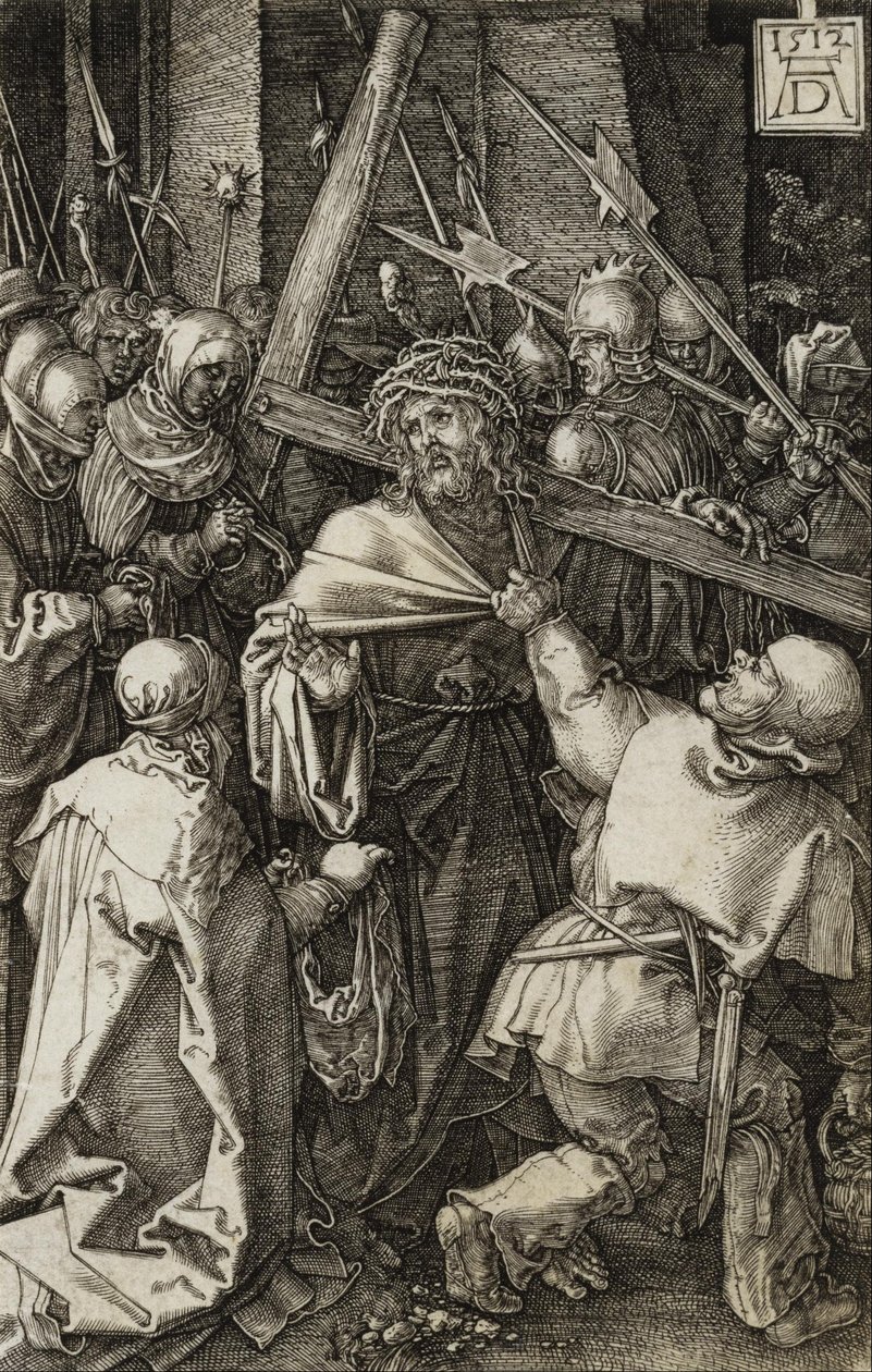 Kristus kantaa ristiä tekijältä Albrecht Dürer