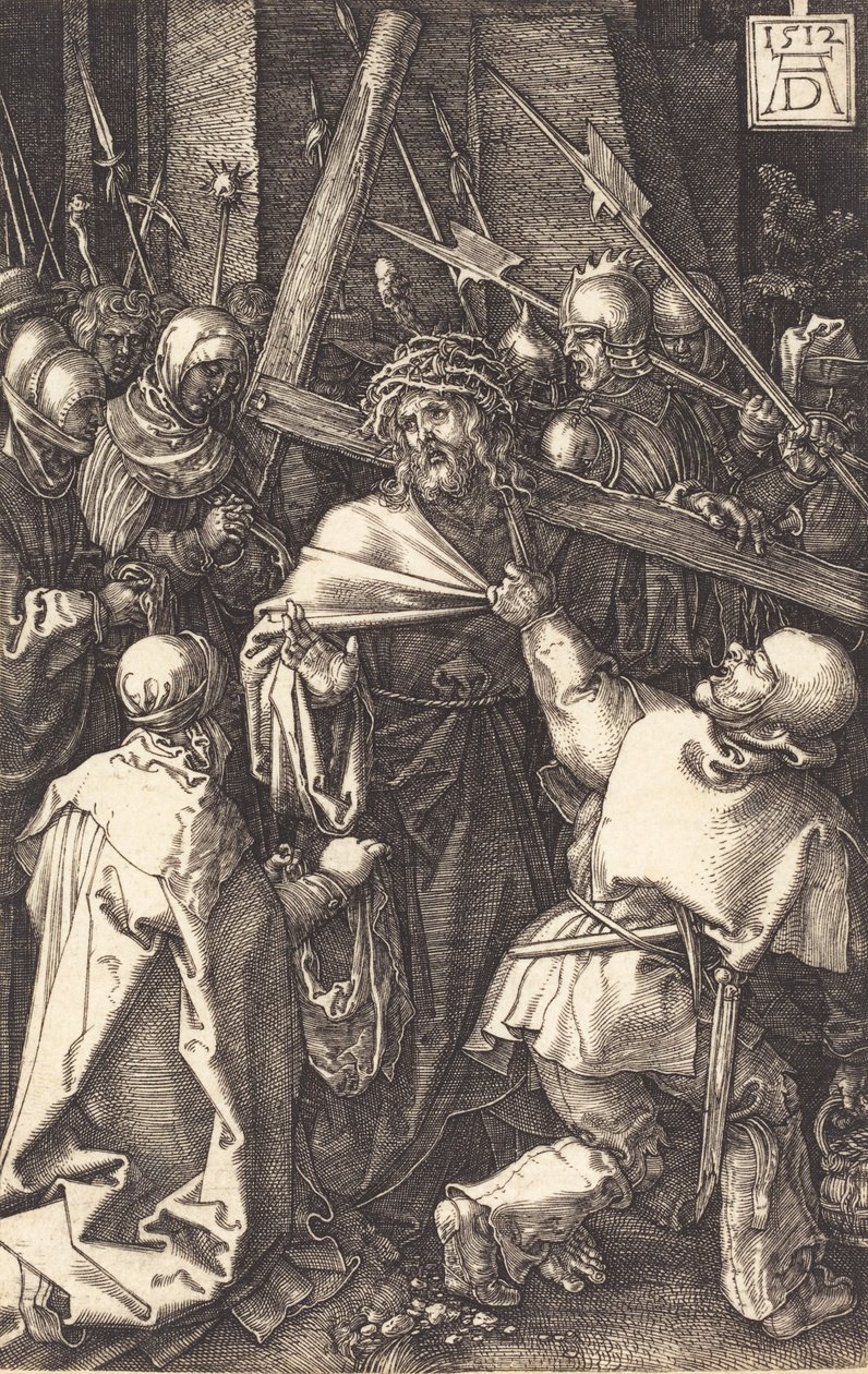 Kristus kantaa ristiä, 1512. tekijältä Albrecht Dürer