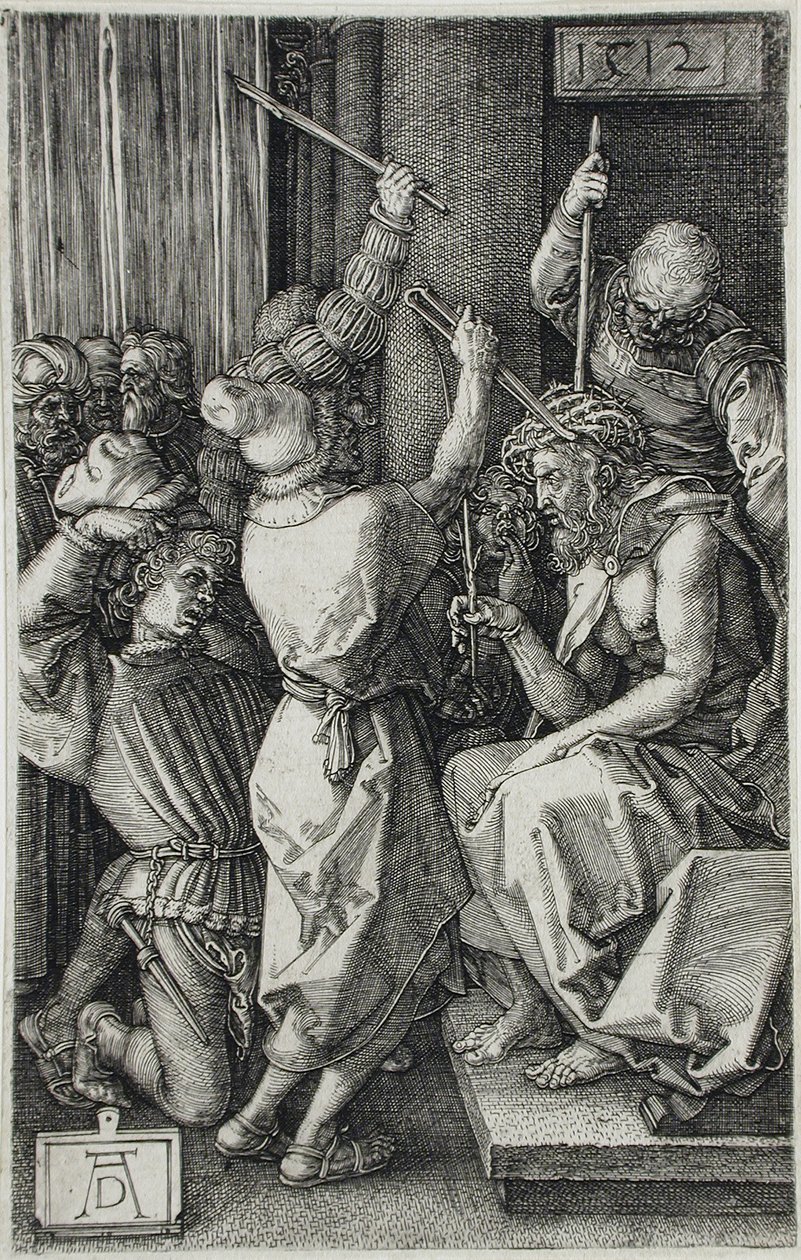 Kristus, jolla on piikkikruunu tekijältä Albrecht Dürer