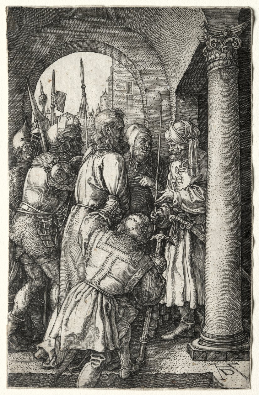 Kristus otettu Pilatuksen eteen, 1512. tekijältä Albrecht Dürer