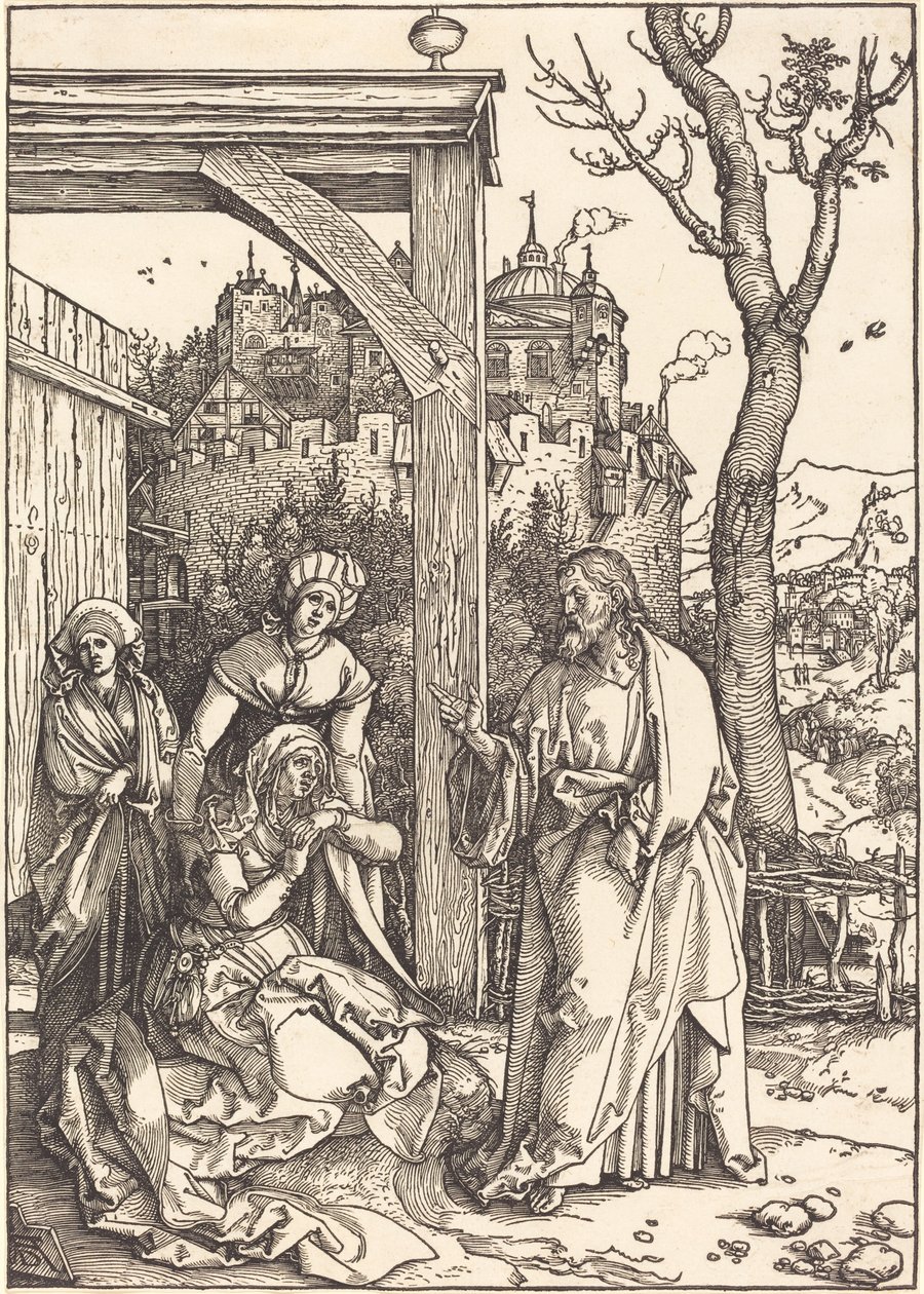 Kristus lähtee äidiltään tekijältä Albrecht Dürer