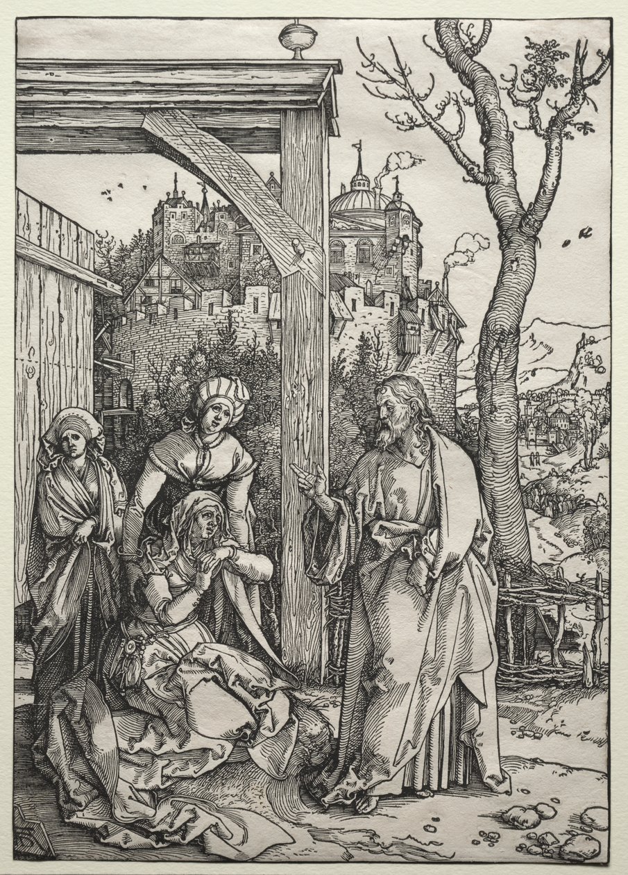 Kristus jättää äitinsä tekijältä Albrecht Dürer