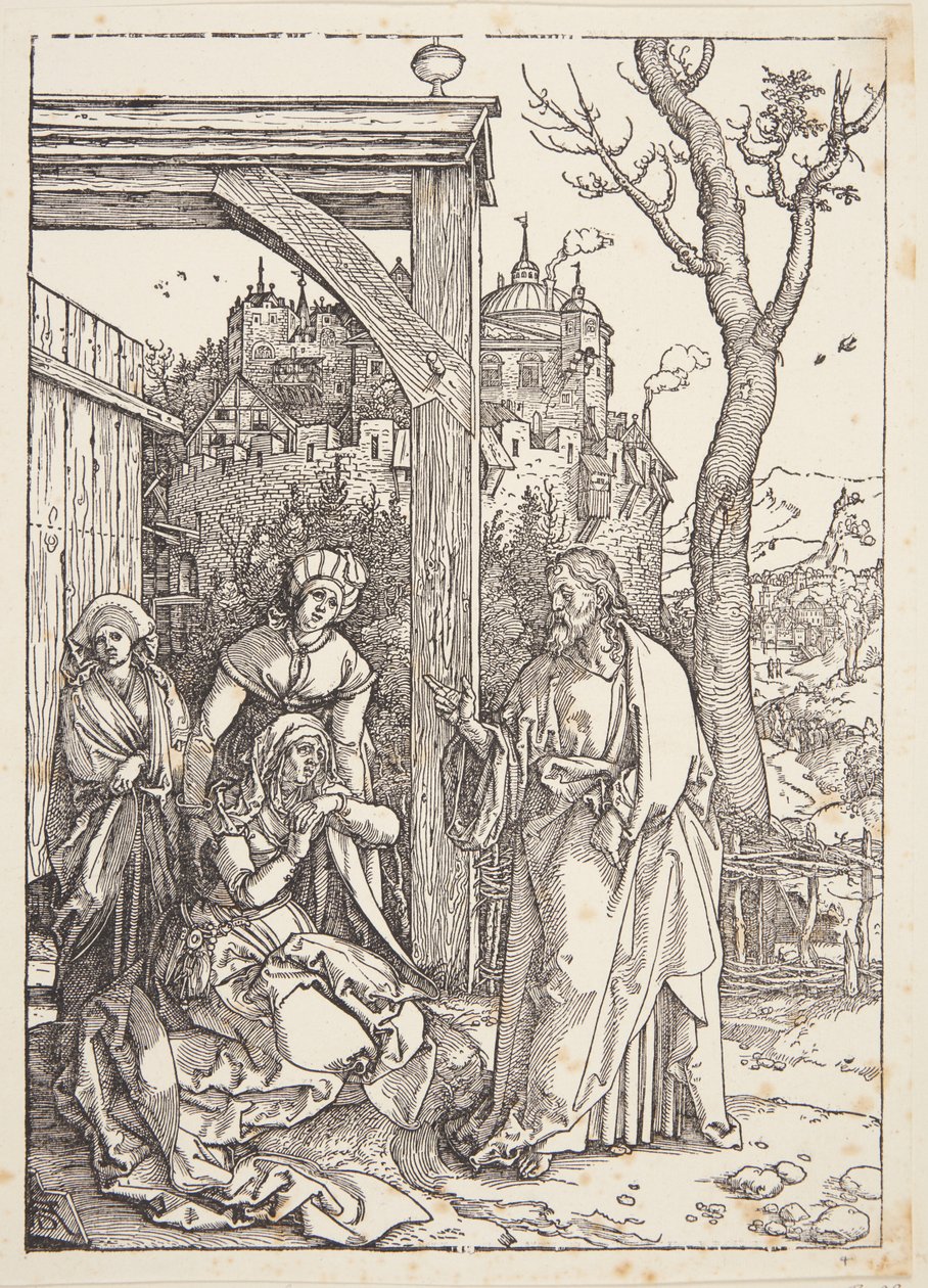 Kristus jättää äitinsä tekijältä Albrecht Dürer