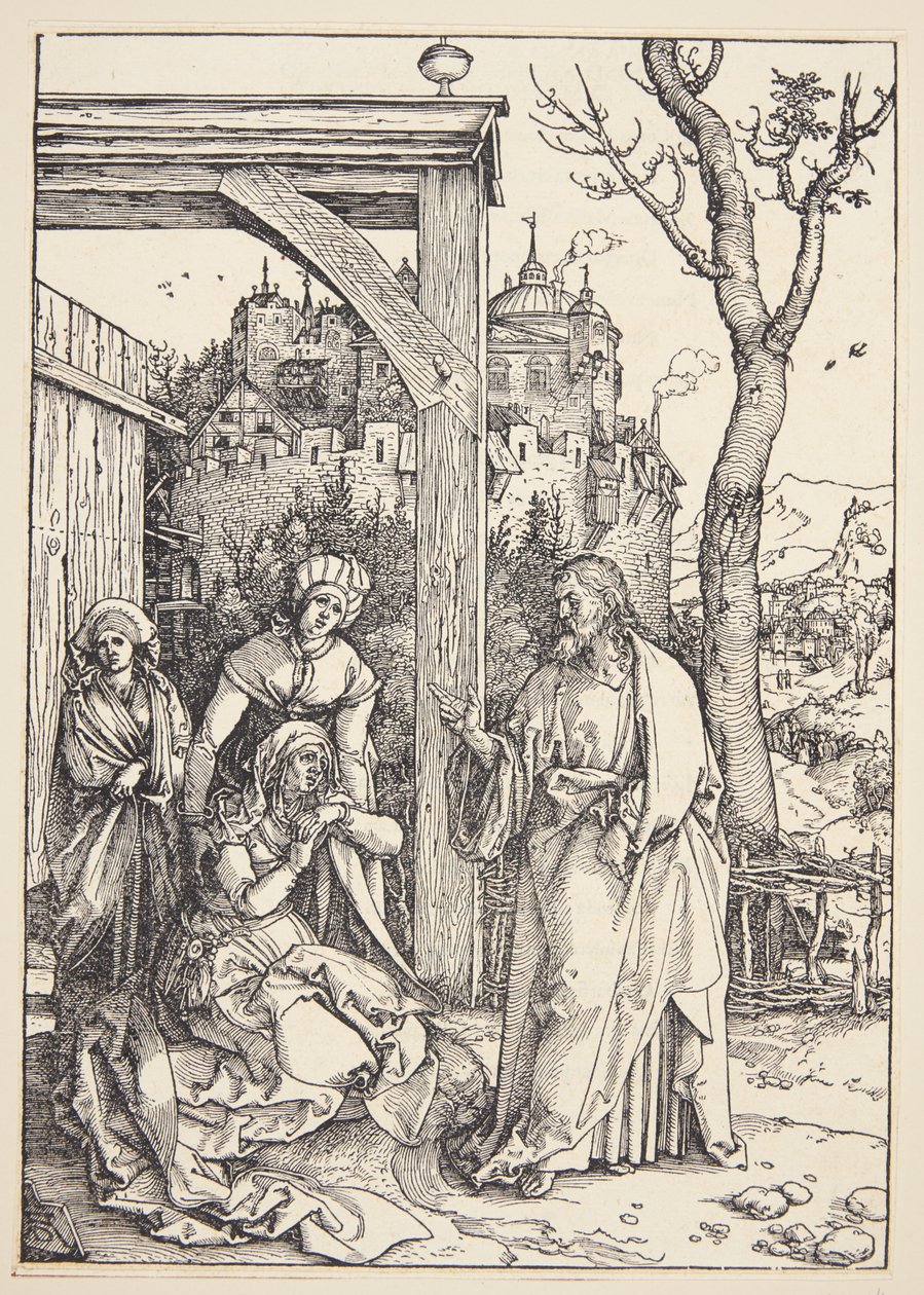 Kristus jättää äitinsä tekijältä Albrecht Dürer