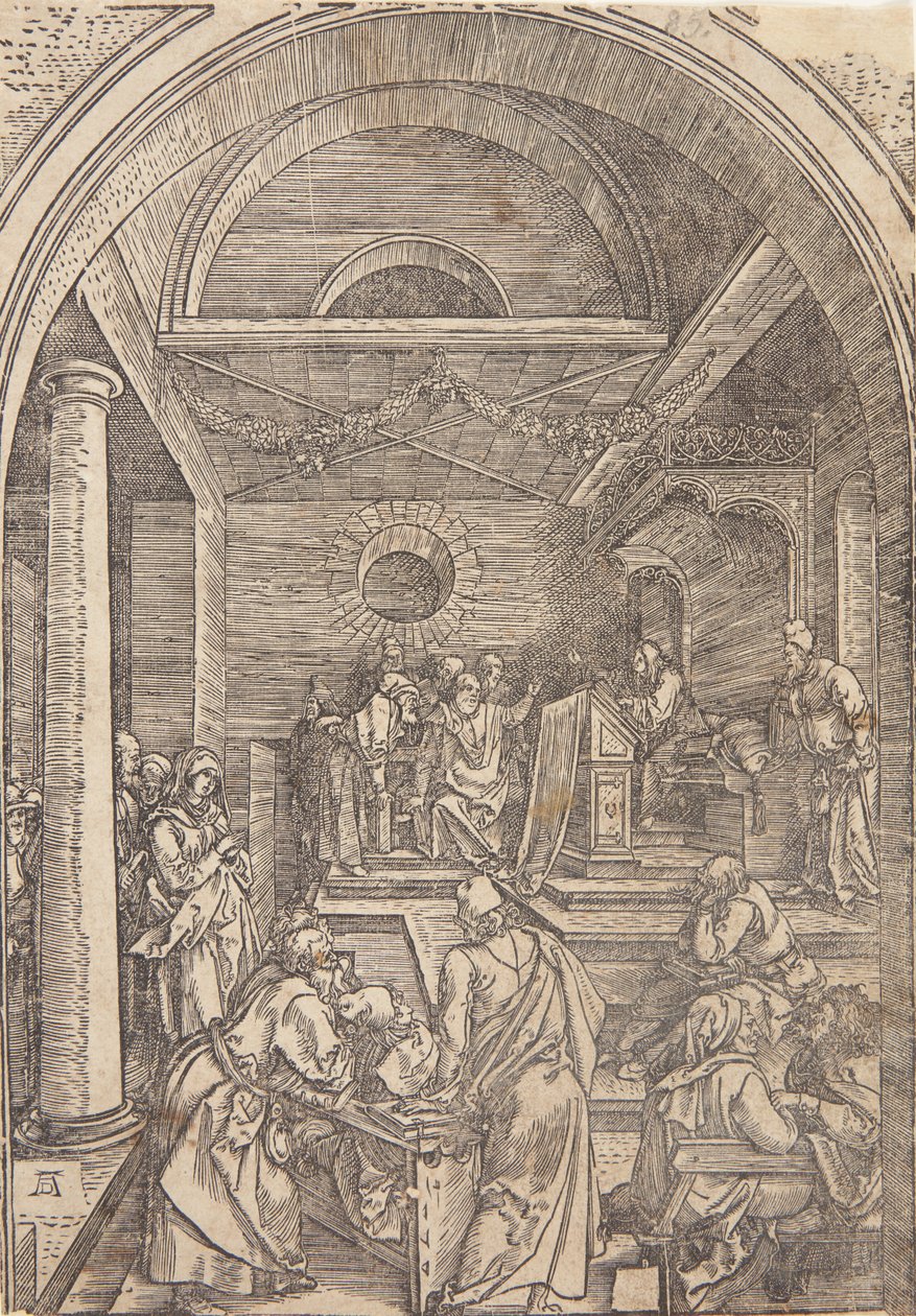 Kristus lääkäreiden joukossa tekijältä Albrecht Dürer