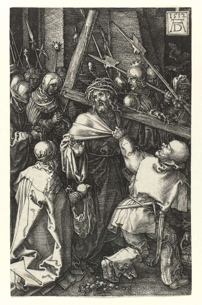 Kristus kantaa ristiä, 1512 tekijältä Albrecht Dürer