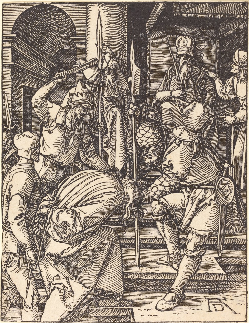 Kristus Hannaksen edessä tekijältä Albrecht Dürer